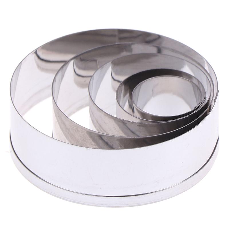 5Pcs Diy Round Polymer Clay Cutter Molds Pottery Ceramic Cutting Mould Tool