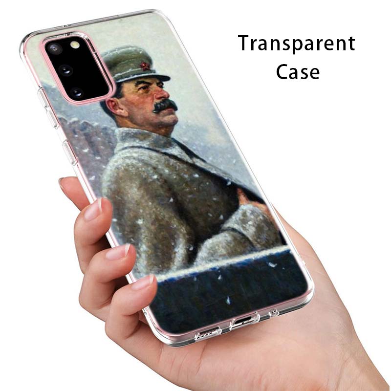 Мягкий чехол для телефона «Сталин Советский Союз» для Samsung Galaxy S22 Pro S21 S20 FE Ultra S10 S10E Lite S9 S8 Plus S7 S6 Edge