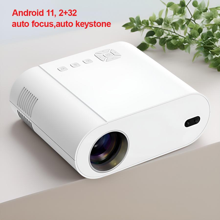 Vivicine L007 Портативный проектор для домашнего кинотеатра Android 11 Full HD 1080p, автофокус, автоматическая коррекция трапецеидальных искажений