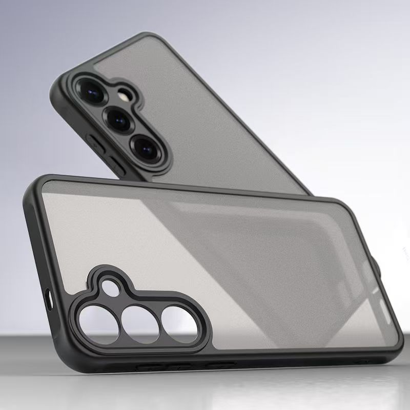 Ударопрочный Бронированный Чехол-Накидка Матовый Для Samsung Galaxy S23 S24 S25 S26 Plus Ultra A07 A17 A37 A57 A36 A06 A26 Защитная Крышка