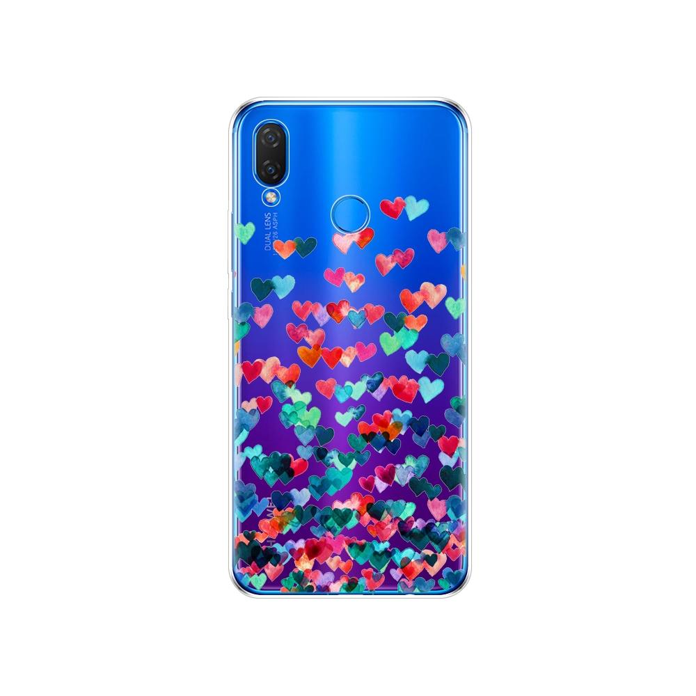 Чехол для телефона Huawei Nova 3 3i 3e, мягкий силиконовый чехол TPU для Nova3 Nova3i INE-LX2 INE-LX9, защитный чехол на все 360 градусов