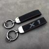 Fashion Suede Leather Car Keychain For BMW X1 X2 X3 X4 X5 X6 X7 F48 E84 U11 E83 F25 G01 E71 E70 F15 GT Auto Keychain Accessories