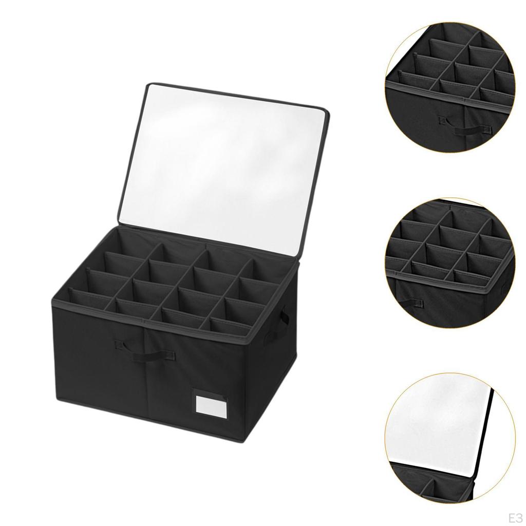 Органайзер для обуви, пылезащитный, 16 отделений, регулируемые разделители, коробка, чехол для шкафа-прихожей
