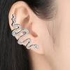 Vintage Punk Snake Earrings Animal Ear Stud Statement Women Men Jewelry Ear Clips