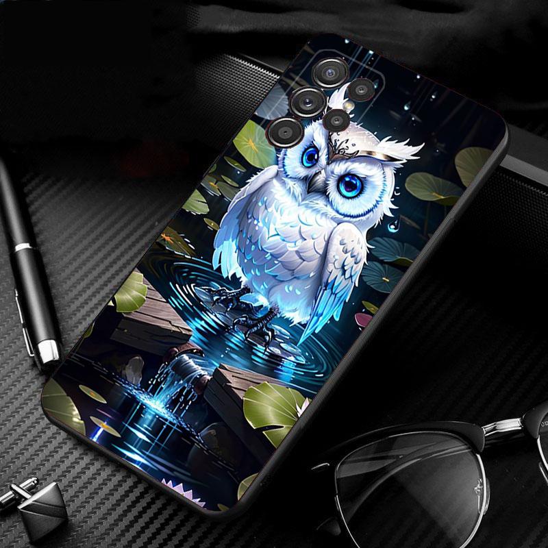 Fantasy owl Phone Case For Samsung A35 A55 A54 A15 A25 A05s A05 A22 A24 A52 A33 A34 M34 M14 M54 M23