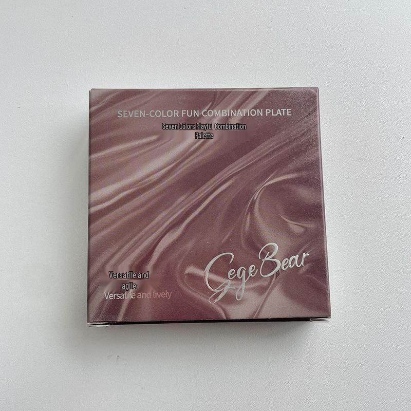 Семицветная матовая палетка Gege Bear - Натуральный макияж для студентов
