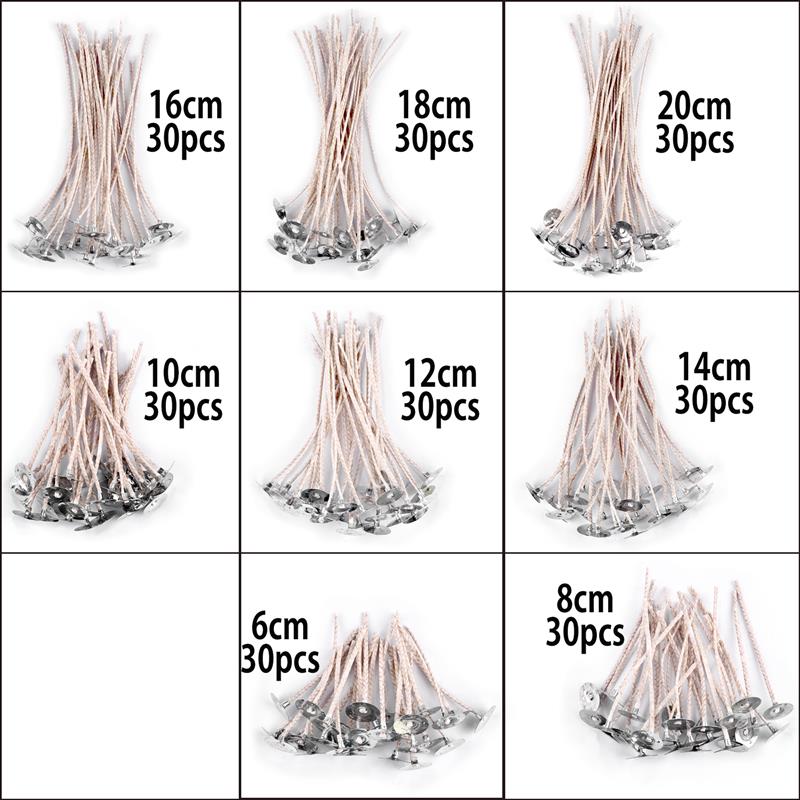 Candle Wax Natural Soy Wax For DIY Candle Making Supplies Candle Wick Waxed Candles Wicks Material Handmade Gift 200g/500/1000g