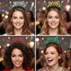 Sweet 2026 Happy New Year Headband Sequin Glitter Hair Hoop  New Year Dress Up