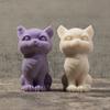 3D Длинношеяя Китти Свеча Силиконовая Форма Ручной Работы Новая Сделай Сам Сидящая Кошка Ароматический Воск Гипсовые Поделки Смола Форма для Мыловарения Домашний Декор
