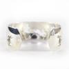 Great HERMES Bangle Rabbit motif accessory bracelet Silver 925 Women Used