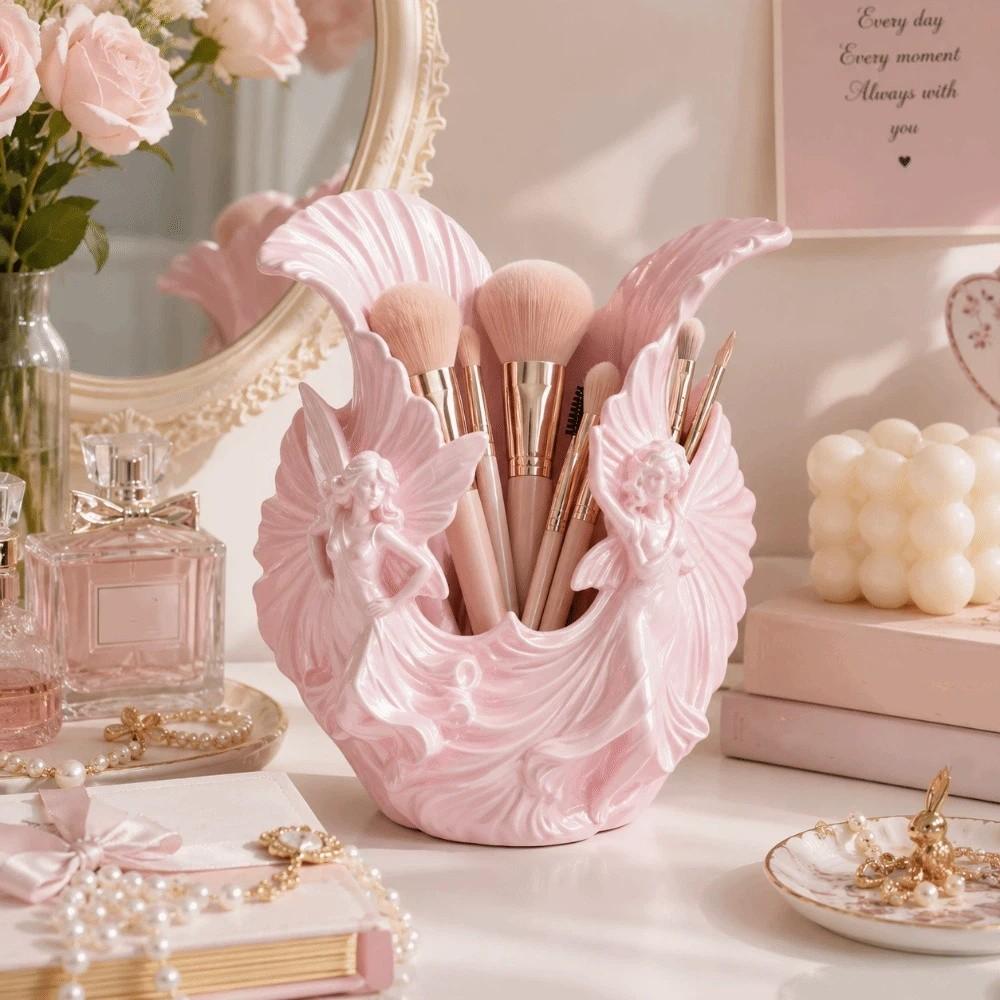 Elf Pattern Storage Box Emboss Design Makeup Cosmetic Box Ornaments Pen Holder Student