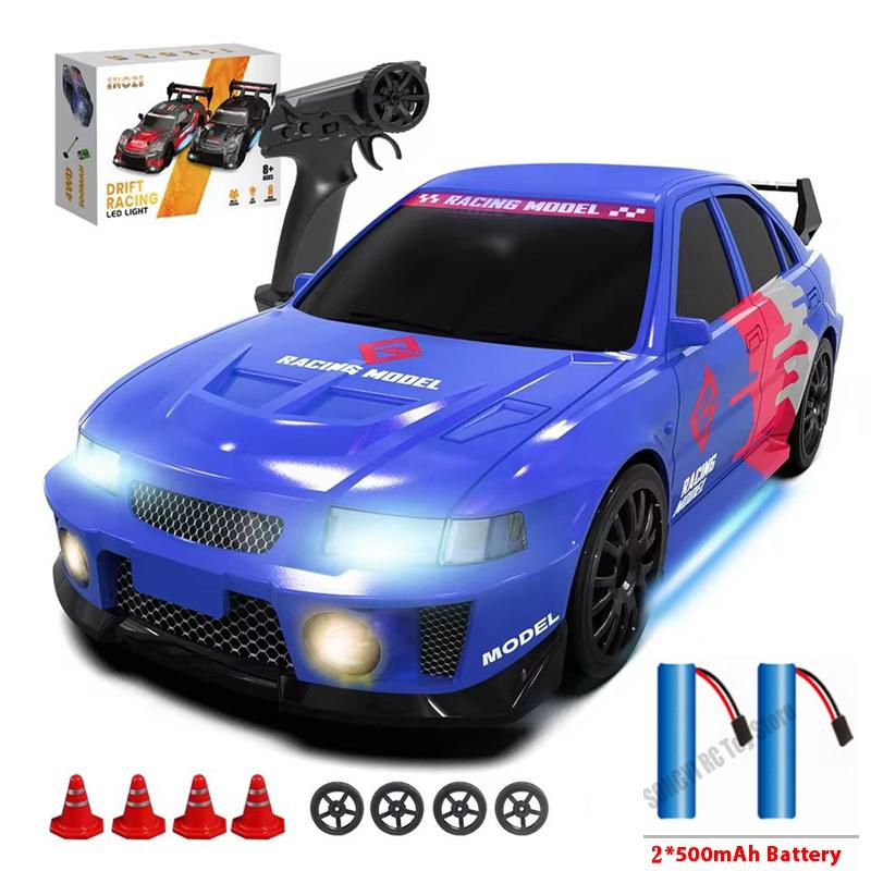 Радиоуправляемая дрифт-машина 2.4G, масштаб 1/24, 4WD, с дистанционным управлением, высокоскоростная, полноприводная, мини-модель гоночного автомобиля, игрушка-подарок для мальчика