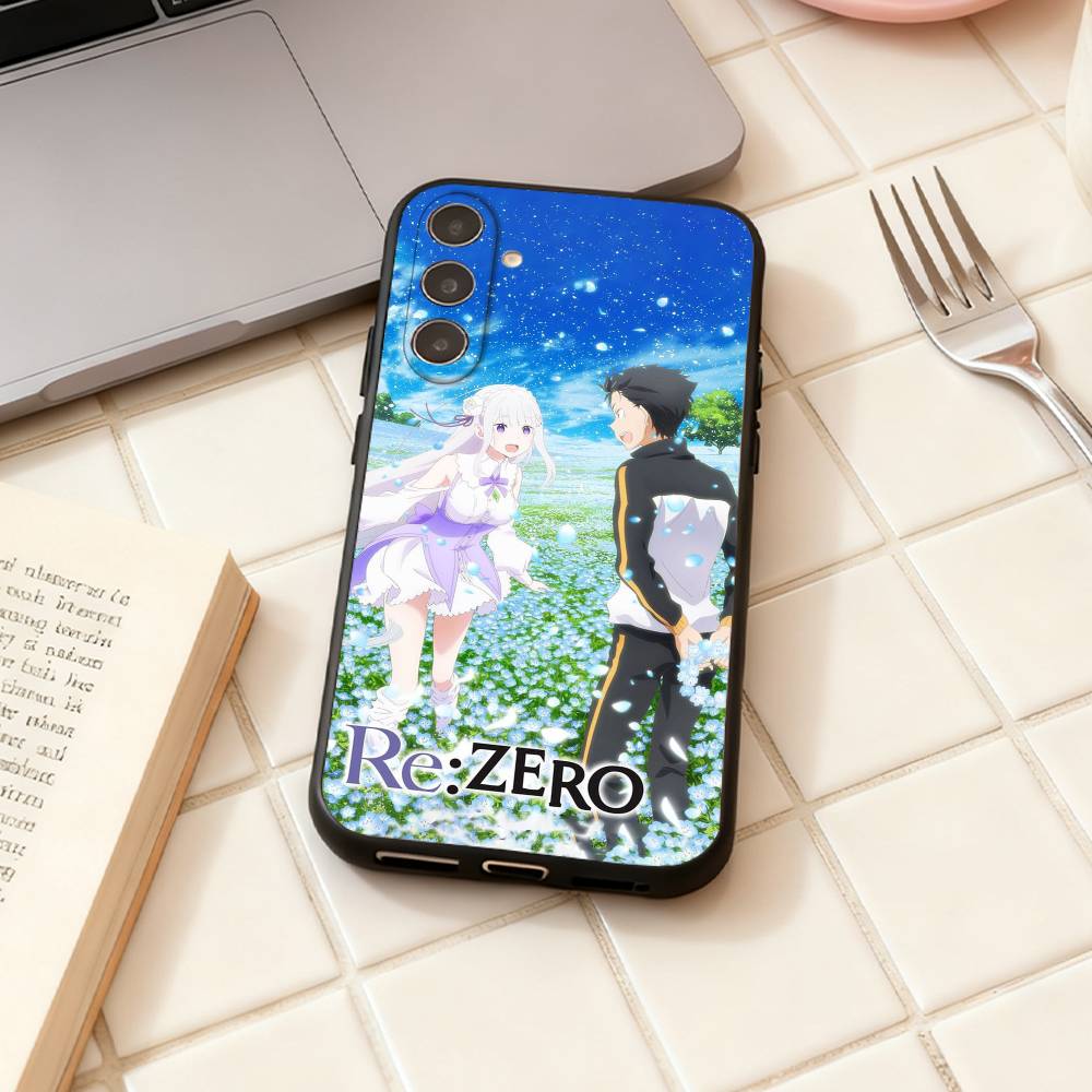 Чехол для телефона R-Re ZERO Starting Life in Another World Для Samsung Galaxy A73,A72,A71,A70,A53,A52,A51,Другие Мягкий черный корпус