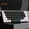 Проводная механическая игровая клавиатура с RGB-подсветкой, универсальная 61 клавиша, мини-проводная офисная клавиатура с мышкой