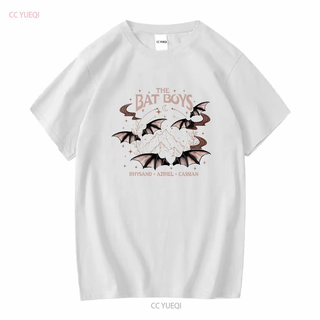 Футболка The Bat Boys Мерч Acotar Суд шипов и роз Ризанд Кассиан Азриэль Свитер с длинным или коротким рукавом винтажный Стирка