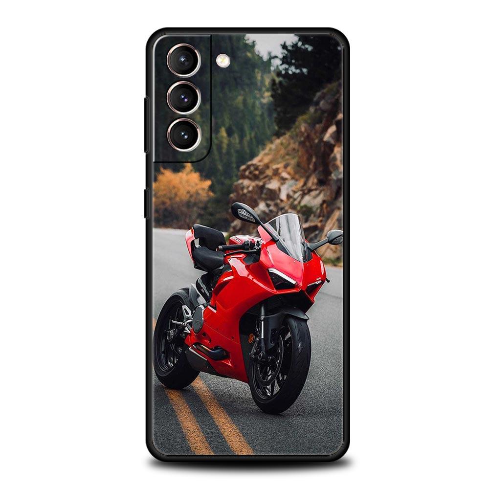 Чехол для телефона для мотоспорта Мотокросс Для Samsung Galaxy S24 S23 S22 S20 Ultra S21 FE 5G S10 S9 Plus S10E S8 Мягкий чехол
