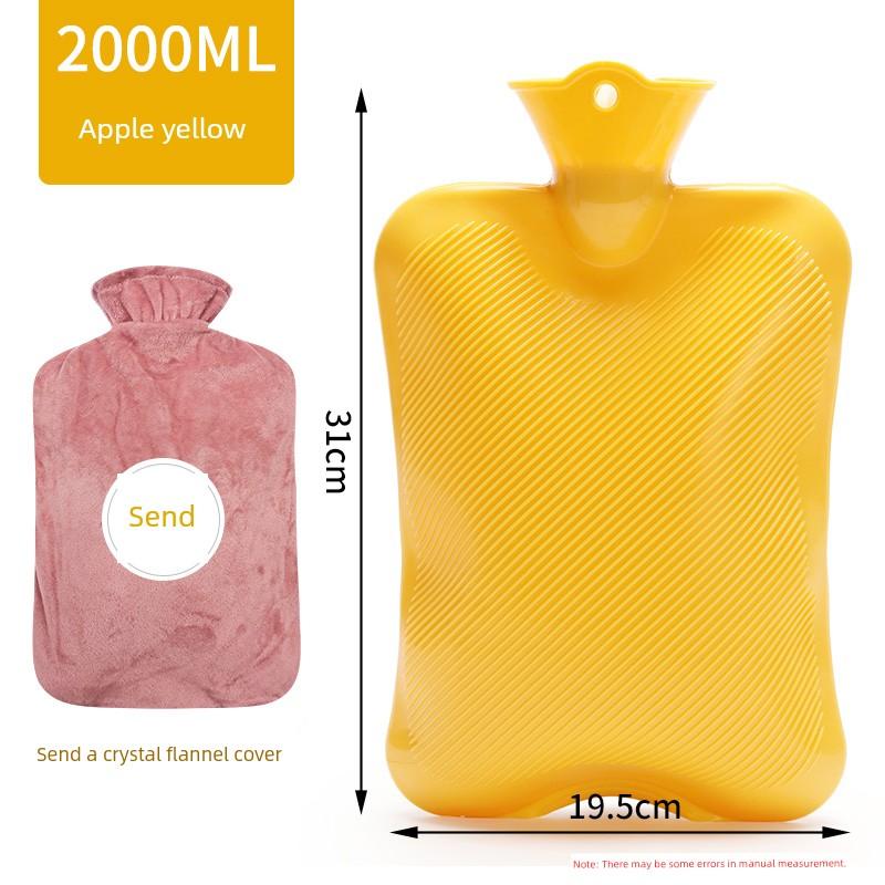 Hot Water Bag Hot-Water Bag Water Injection Irrigation Edible Silicon Explosion-Proof Aunt Hot Compress Special Heating Pad Hot Water Bag