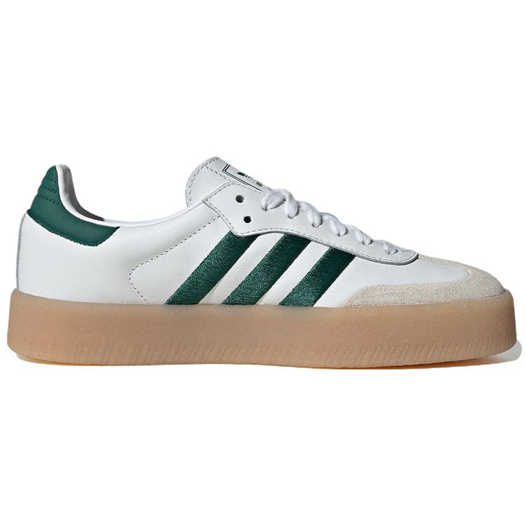 adidas Sambae White Green Gum Женские кроссовки Cloud-White Collegiate-Green ID0440