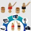 10-2pcs 42mm Gold Plated Speaker Terminal Binding Post Amplifier Plug Socket Connector Suitable For 4mm Banana Plugs Connector