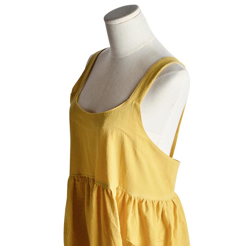 Женские хлопковые и льняные японские фартуки для домашней работы, платье для выпечки, фартуки без рукавов, ресторан, цветочный магазин, фартук для домашней кулинарии