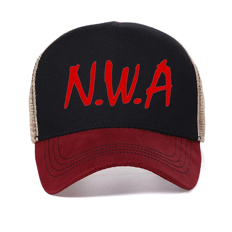 Newest Nwa Letter Dad Hat Men Women Baseball Cap Nwa Cap Hat Compton Niggaz Hip Hop Hats Fashion Mesh Trucker Hats