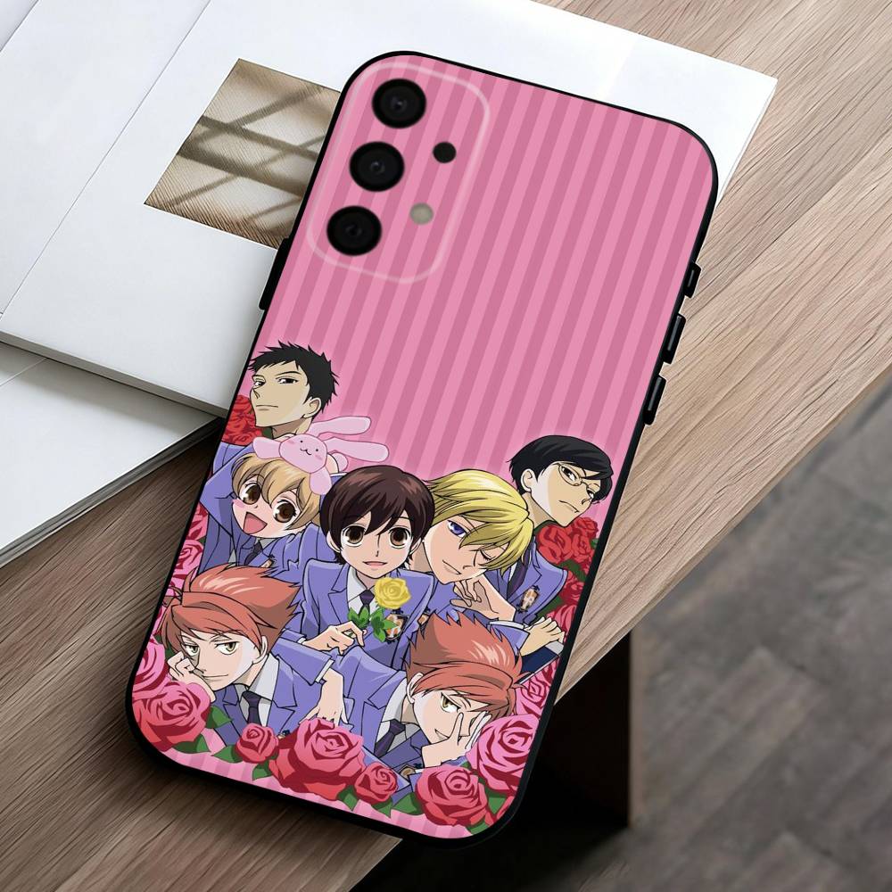 Чехол для телефона Ouran High School Host Club для Samsung Galaxy A73, A72, A71, A70, A53, A52, A51, Другие Мягкий Черный Корпус