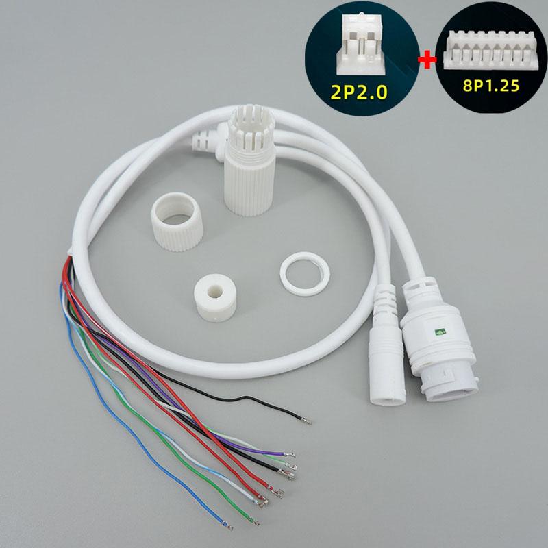 9-жильный кабель POE LAN для модуля платы IP-камеры видеонаблюдения RJ45, мощность постоянного тока 12 В, стандартный тип, без 4/5/7/8 проводов, светодиодный индикатор состояния, водонепроницаемый