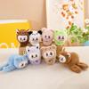 Прекрасный Каваи Лабубу Животное Слэп Снэп Обертывающий Браслет Лабубу Плюшевое Ручное Кольцо Браслет Детские Игрушки Подарок на День Рождения
