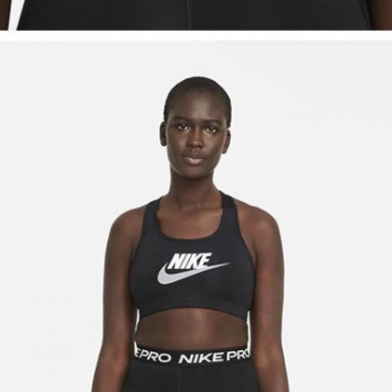 Nike Спортивный бюстгальтер для женщин S Dry Fit SwooSh SportS Bra Dm0580 010 S2201