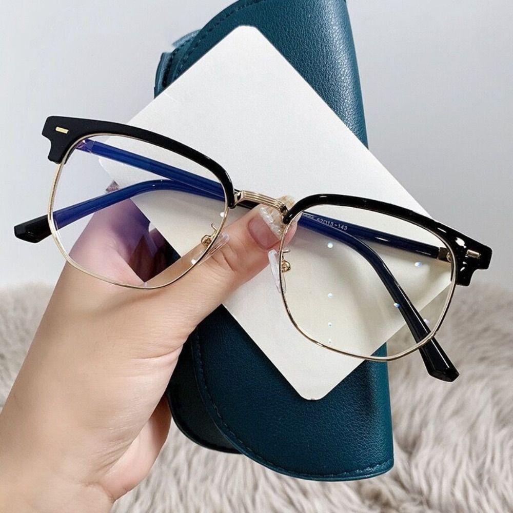 Anti-Glare Computer Eyeglass Half Frame Anti Blue Light Glasses Fashion Reading Glasses Reading