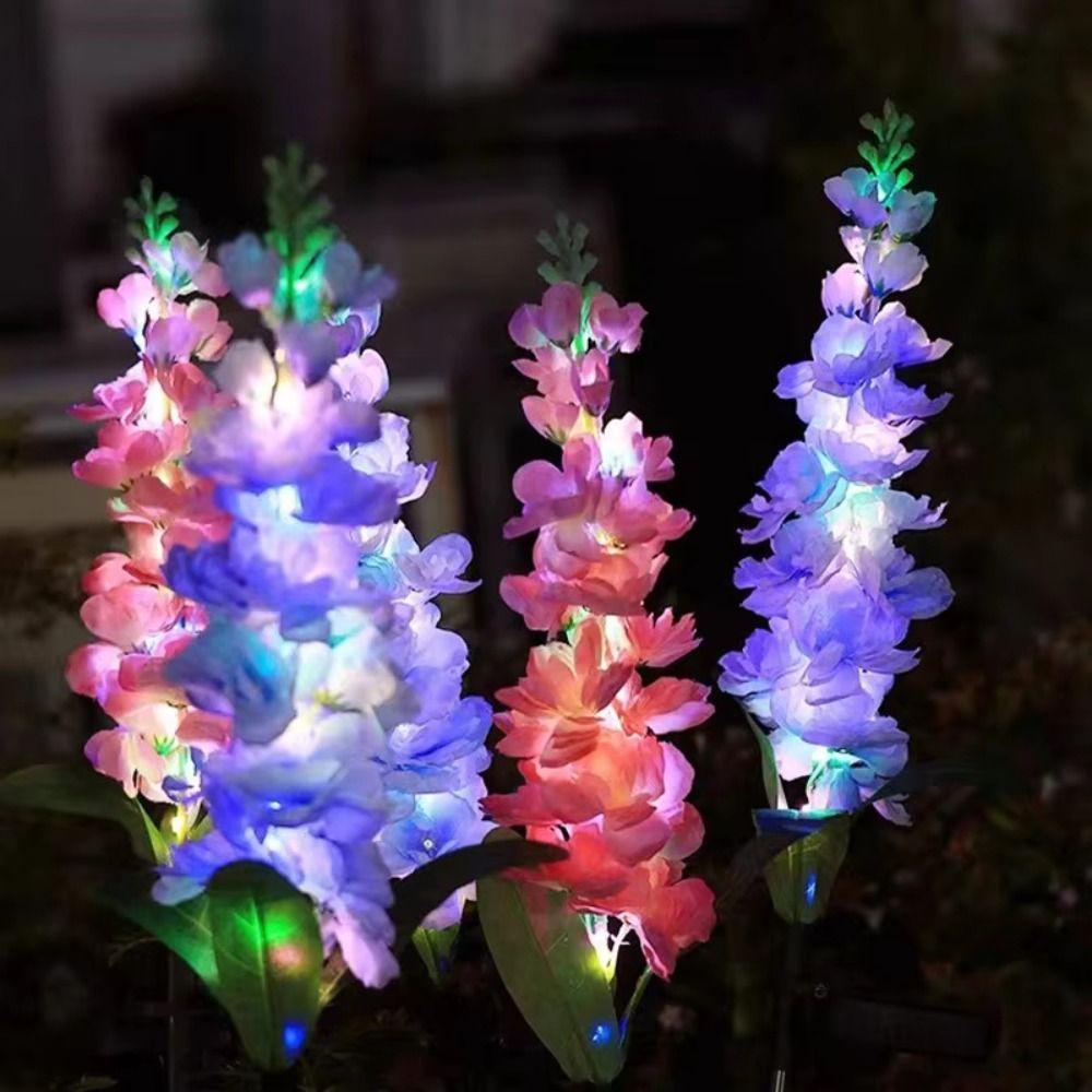 Solar Powered Solar Hyacinth Lawn Lights Waterproof Courtyard Decoration Landscape Lamp Courtyards