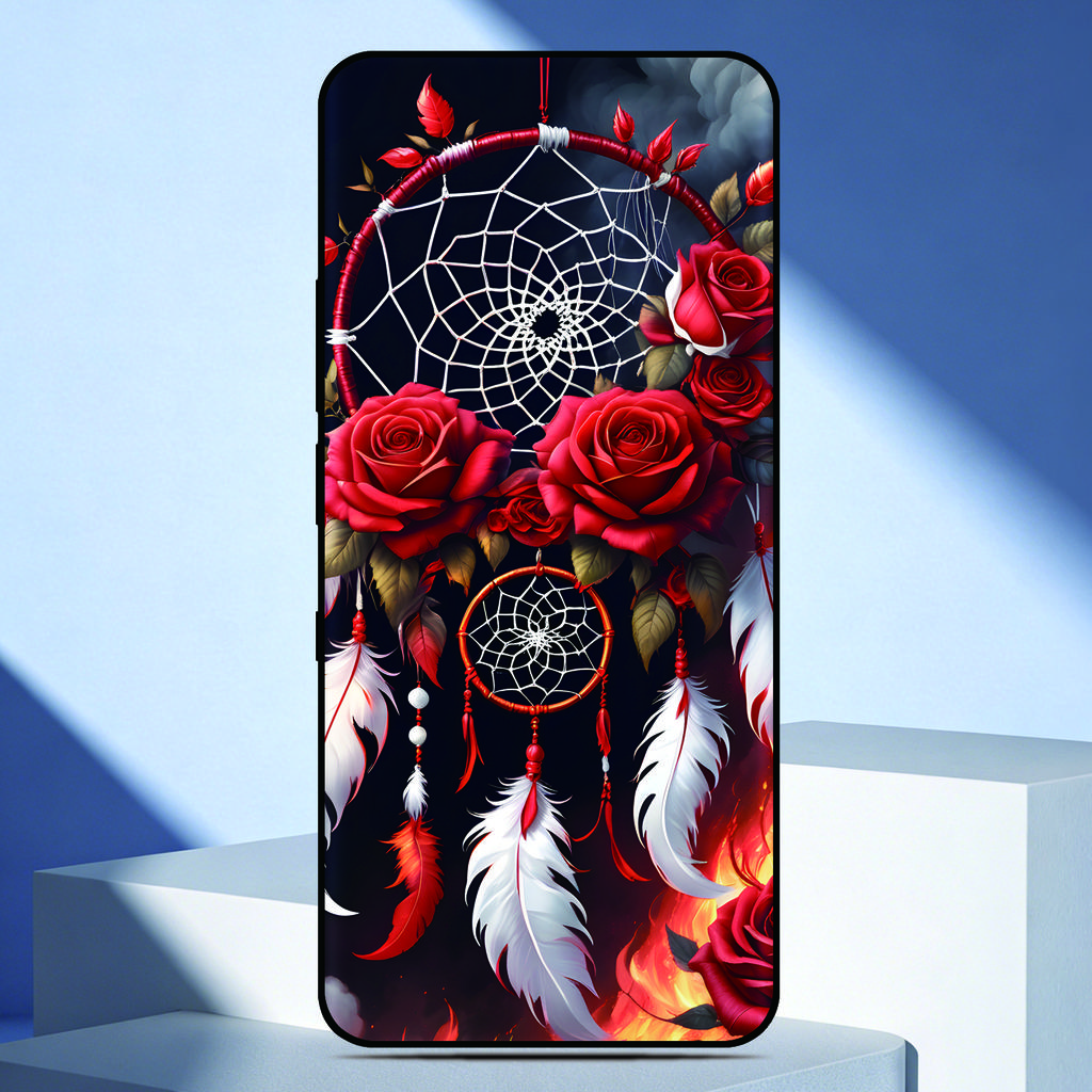 Rose Dream Catcher Phone Case For Motorola Moto G86 Power 5G Painted Back Cover For Moto G75 TPU Soft Fundas Customized Photo
