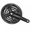 SHIMANO EFcM311c888cl [шатуны Fc M311 черные 48 38 28t 170 мм 8 7s с защитой цепи совместимы с квадратным валом Bb 122,5 мм Ll123]