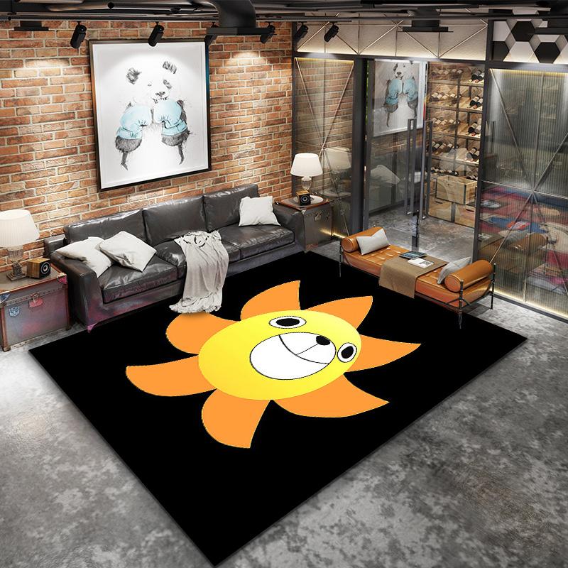 One Piece Jolly Roger Logo Carpet Rug For Living Room Bedroom Home Sofa Decoration,kids Play Nonslip Floor Mat