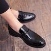 Casual Men Shoes Outdoor Fashion Luxury Brand Slip On Formal Loafers Moccasins Italian Black Male Club Party Flats Men Shoes