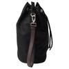 Prada Speedrock Metal Hardware Nylon Bucket Handbag Men's Black