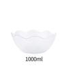 Exquisite Flower Shaped Salad Bowl Tableware Glass Salad Bowl Fruit Bowl Soup Bowl Dessert Bowl Practical Kitchenware