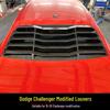 Compatible Rear Window & Side Louvers for 15-23 Dodge Challenger