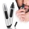 Electric Nose Hair Trimmer Portable Shaving Nose Ear Eyebrow Hair Clipper Nose Cleaner Washable Multifunctional Hair Removal