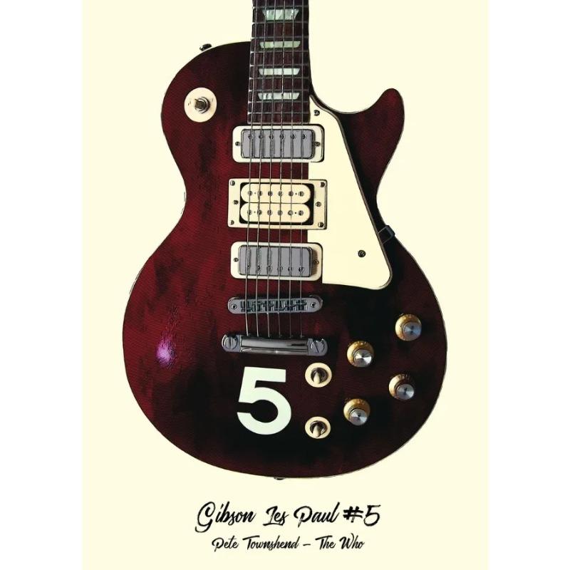 Famous Guitars Used By Famous Bands and Singers Music Posters Prints Canvas Printing Wall Art Picture for Living Room Home Decor