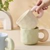 Контрастный цвет Молочный Взбивающий Маленький Свежий и Милый Высокая ценность Большая вместимость Студенческая Мода Пара Подруга Чашка для завтрака