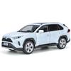 1/24 TOYOTA RAV4 SUV Sport Diecast Alloy Miniature Toy Car Model Remote Control Sound Light Pull Back Collection Gift for Boy