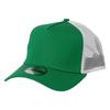 New Era 9FORTY Mesh Solid NewEra with 99HeadwearShop Kelly Green with White Free Size Men's Cap, Color, NE205, Sticker, Mesh, [Used]