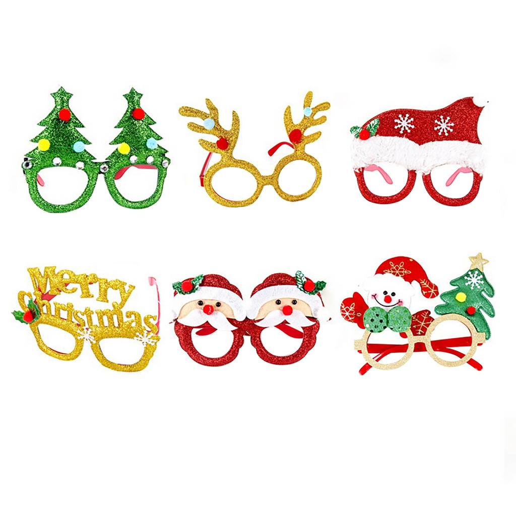 Рождественские украшения набор очков праздник взрослые дети рождественский подарок шляпа голова пряжка обруч кольцо Пэт