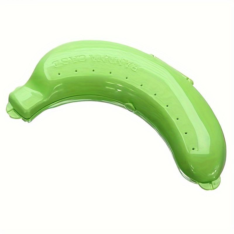 1pc Adorable Banana Protector Container - Durable Plastic Food Storage Case with Snap-Lock Lid | Portable Travel Box for Outdoor