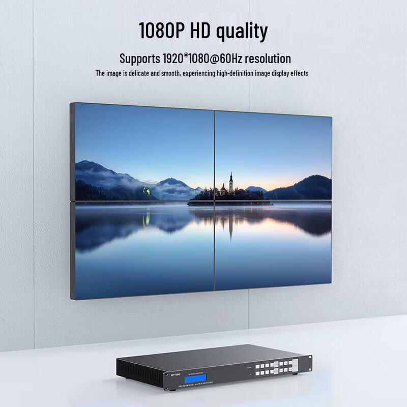 MT-Viki 4x4 Бесшовная 4K HDMI Матричная Коммутационная Панель с Видеостеной