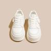 Leather small thick-soled muffin heightening board shoes women's shoes spring and summer new little white shoes casual sports shoes