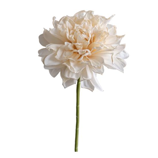 6 шт. Искусственные Цветы Георгины 11" Букет из Искусственного Шелка с Стеблем для Свадебных Букетов Домашний Офис Центральная Часть Стола Цветочные Композиции