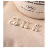 Sterling Pearl Screw Back Earrings Women Minimalist Sweet Delicate Ear Jewelry