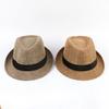 Men's Handsome Cowboy Hats Formal Hat Jazz Cotton Linen Pure Hat Imitation Linen Sun Visor Hat Fashion Accessories